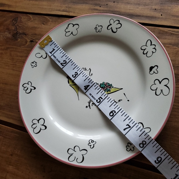 Rosanna Set of Four 8" Vintage High Heel Dessert Plates in Box - Picture 11 of 13